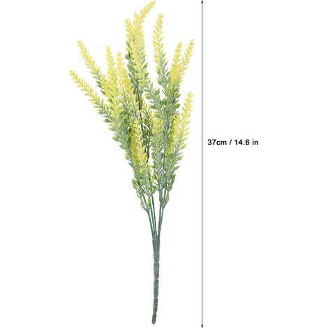 25 künstliche Lavendel-Brautsträuße (Gelb) – Hochzeitsdekoration (1/5)