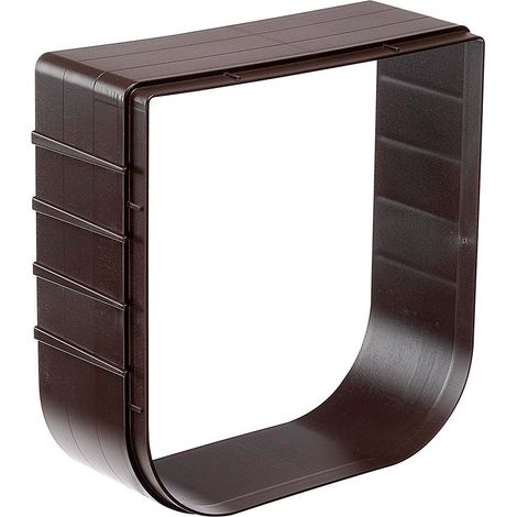 Ferplast SWING EXTENSION Tunnel d'extension pour portes Swing pour chiens et chats. Variante SWING 1 - Misure: 15.5 x 5 x h 16 cm - Marron (1/3)
