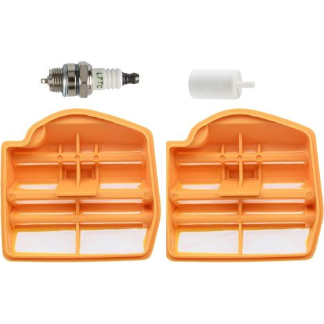 Filtre à air 544080802 adapté aux tronçonneuses Husqvarna 445, 445E, 450 et 450E.