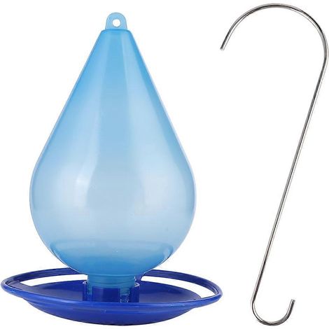 Transparenter Kolibri-Futterspender aus Kunststoff zum Aufhängen im Garten, Vogelfuttergerät für den Außenbereich, Gartendekoration, Hängemodell (1/5)