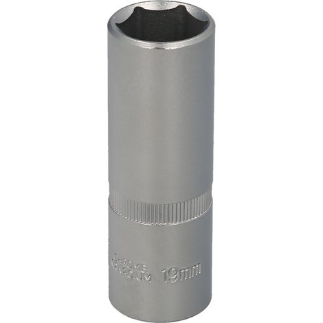 1/2" langer Sechskant-Steckschlüssel 19 mm. (1/5)