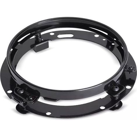 Anneau de fixation 7" phare pour Harley Davidson Support de montage noir (1/4)