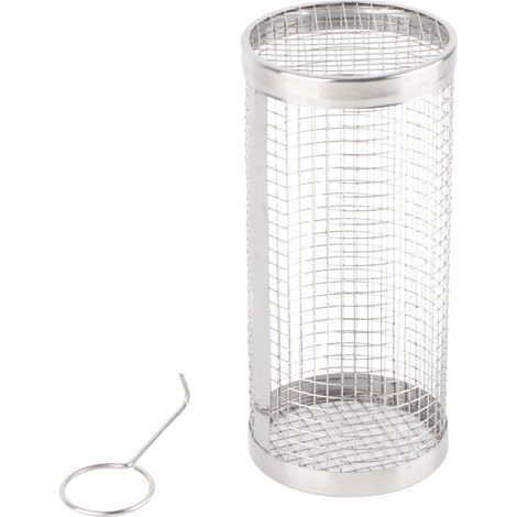Accessoires pour barbecue : panier à rôtisserie en acier inoxydable, crochet universel de 20 cm (7,9 po) pour frites et grillades (1/5)