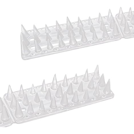 Lot de 12 Pics Anti Oiseaux Marron Foncé, Répulsif Chats Ratons Laveurs Écureuils Pigeons, pour Clôture Jardin Intérieur, 3.5 Mètres (1/5)