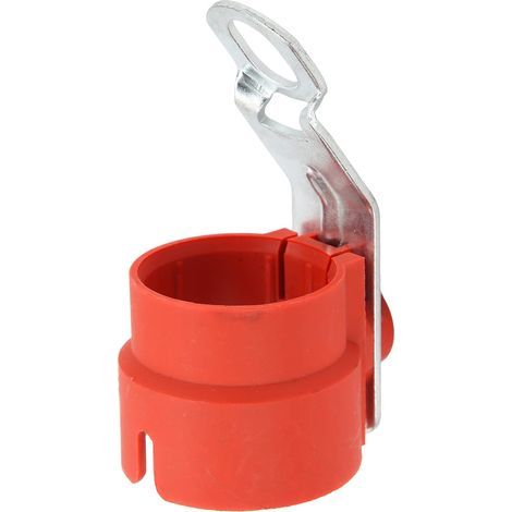 Soporte para conector de remolque, soporte para enchufe de remolque, accesorio rígido protector universal resistente a la intemperie para conector (rojo) (1/4)