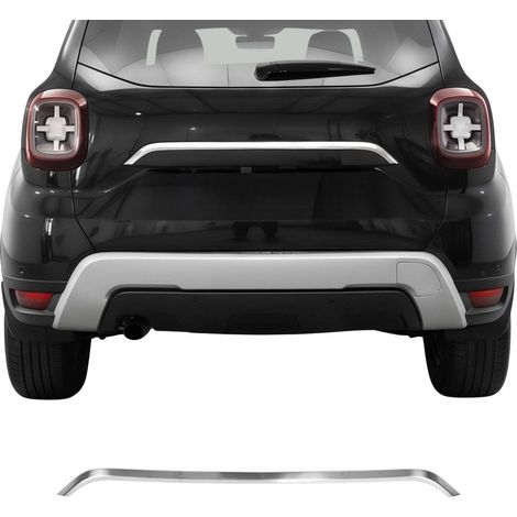 Garniture de Hayon Coffre pour Dacia Duster II 2018-2021 acier inox Brossé