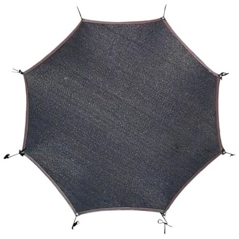 Couverture supérieure de trampoline – Housse imperméable avec protection UV Accessoires pare-soleil ronds UV, pièce rechange étanche pour aire jeux, cour et - (1/5)