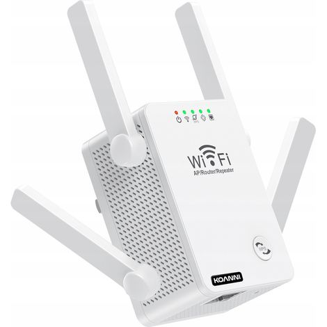 Ripetitore di segnale Wi-Fi ad alta potenza 300Mb/s - 4 antenne Koanni