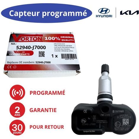 Sensore TPMS preprogrammato 52940-J7000 per KIA Ceed / Proceed / Xceed 433MHz