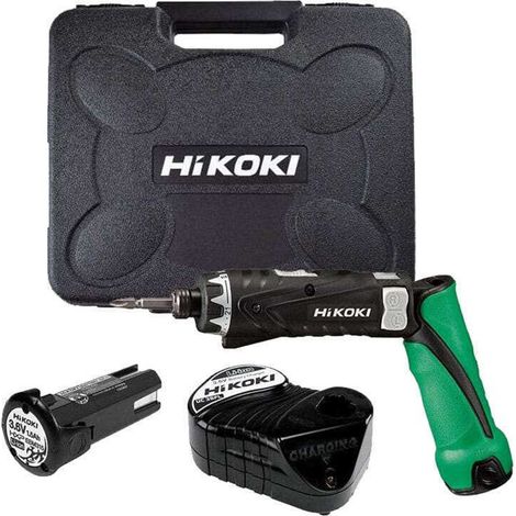 Destornillador inalambrico 3,6V HIKOKI - 2 baterias de 1,5Ah + cargador - DB3DL2WCZ