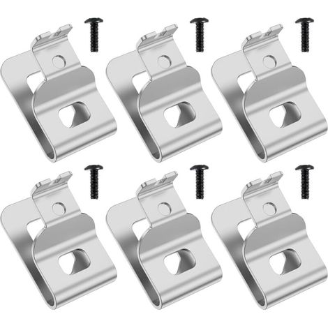 clips de cinturón para taladro Dewalt, ganchos de acero inoxidable 304 con tornillos para herramientas eléctricas de 20 V (N268241, DCD980, DCD980L2, DCD985L2, DCD985) (1/4)