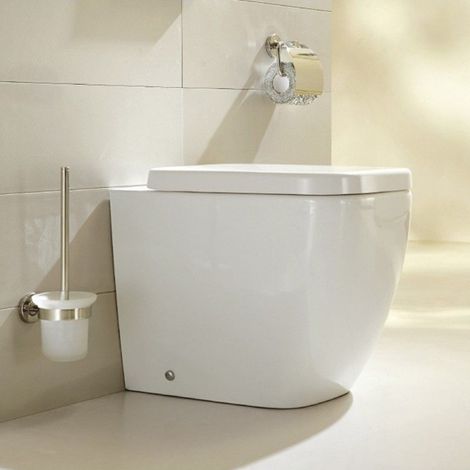 Cuvette WC à poser LEGEND avec abattant à frein de chute (1/5)
