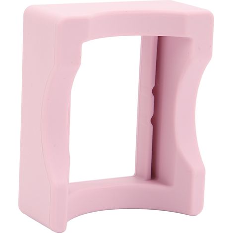 Support de tasse antidérapant en silicone avec fente intégrée pour bouteille, rose, idéal pour la décoration et les loisirs créatifs. (1/5)