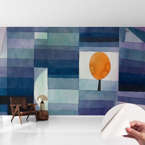 Tapete Selbstklebend - Fototapete mit Motiv - Wandtapete modern - Wanddeko Abstrakter Baum 416x254 cm (1/5)