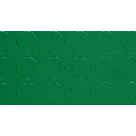 25MQ COPRIPAVIMENTO IN PVC BOLLATO VERDE Rt. Mtl 25x mt.1 h spess. mm.1,3 MQ 25