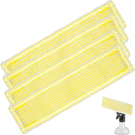 4 pièces d’accessoires en microfibre pour nettoyeur de vitres, compatibles avec modèles type WV2 et WV5