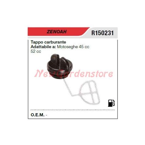 Tappo carburante ZENOAH motosega 45cc 52cc R150231