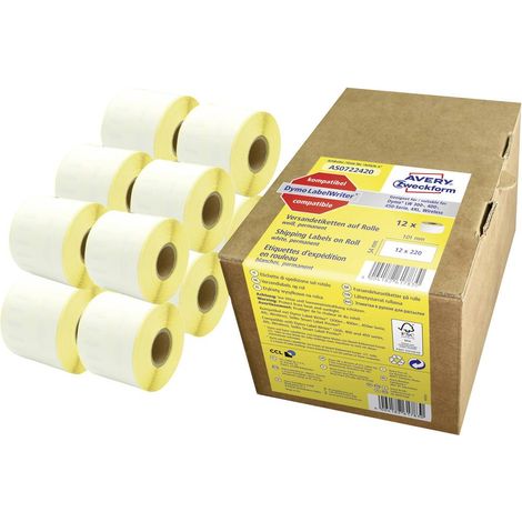 Avery-Zweckform AS0722420 Etichette 101 x 54 mm Carta Bianco 1 pz. A tenuta permanente Etichetta per indirizzo (1/3)
