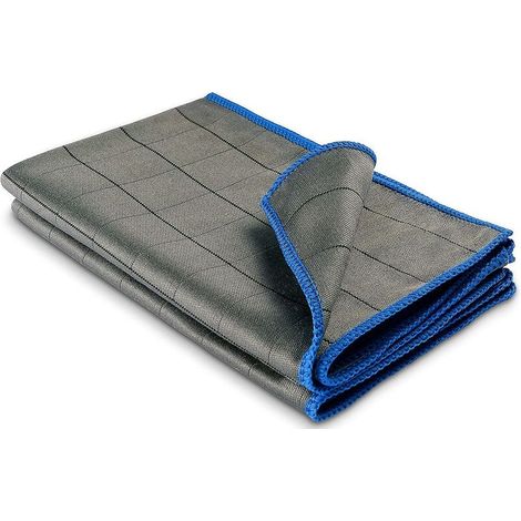 3X Chiffons Professionnels pour Verre en Microfibre de 400 g/m2 Nettoyage sans Traces des vitres, Verres - Extrêmement Absorbant, Chiffons de Polissage Non Pelucheux 50x40cm
