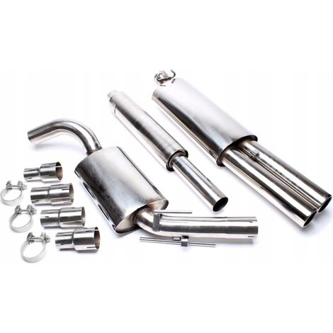 Impianto di scarico sportivo CATBACK per VW GOLF 2 II DAL 1983 AL 1991 (1/2)