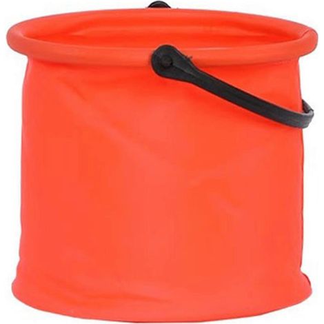 Seau à sable pliable pour enfants, jouet de plage en plastique durable, outil de jeu extérieur pour l'été, le jardinage, la pêche et la piscine. (1/5)