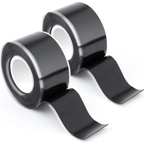 2 rotoli di nastro adesivo antiscivolo per maniglie (2,5 cm x 3 m) Nastro antiscivolo in silicone per ginnastica e fitness Attrezzatura sportiva autoadesiva Manubri Manubri Noi (1/5)