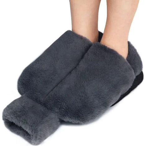 Chauffe-pieds 2L en peluche réutilisable et lavable, 36x30 cm (1/4)