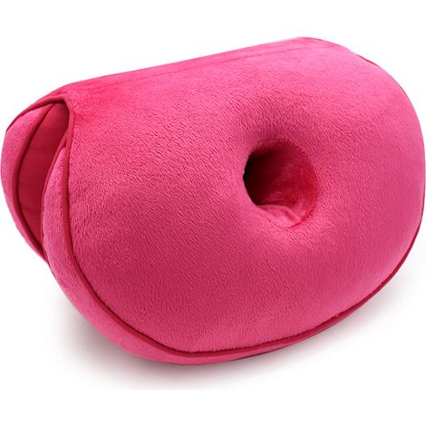 Memory Foam Orthopedic Seat Cushion, Folding Sit Bone Relief Cushion For Butt, Sciatica/coccygeal Pain, Family, Office,Size:45 31 10cm,Red (1/5)