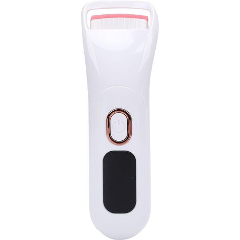 Recourbe-cils Chauffant, 3 Réglages de Température, Chauffage Rapide, Chargement USB, Recourbe-cils électrique avec Affichage Numérique et Arrêt Automatique pour Débutants (WHITE) (1/5)