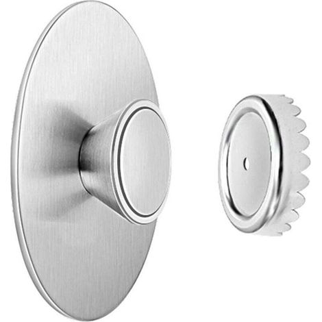 Savon Magnétique Porte,Porte Savon aimanté,Porte-Savon Aimanté à Ventouse,Porte-Savon Magnétique avec Acier Inoxydable,Support Mural,pour Baignoire,la Salle De Bain