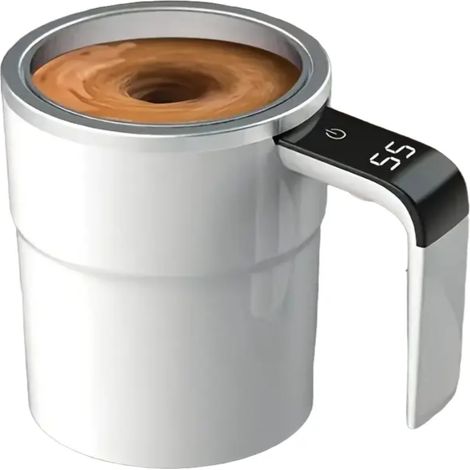 Beyamis Thermos électrique inox – maintien température, café chaud, bureau/camping/voyage (1/5)