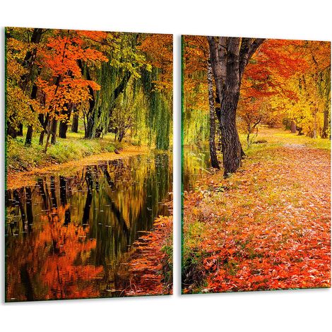 2x 30x52 cm große Schneidebretter aus Glas im Querformat (1/5)