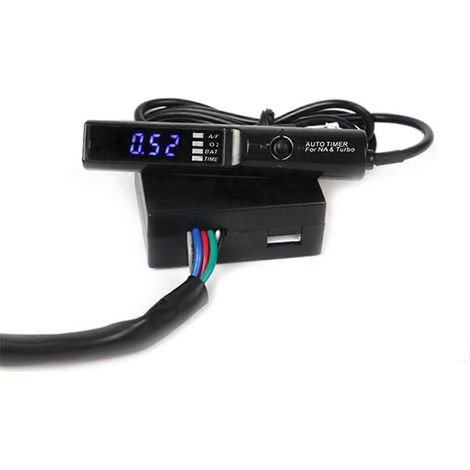 12V Turbolader für universelle Pkw-Nutzung, blaue LED-Digitalanzeige (wie abgebildet) (1/5)