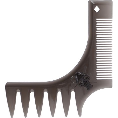 Peigne à Barbe Polyvalent Rétro, Peigne à Dents Larges pour Moustache et Barbe, Coiffage et Mise en Forme des Poils du Visage (1/5)