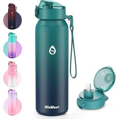 Trinkflasche Edelstahl 1810 Auslaufsicher 700ml Blau Blau 700 ml (1/5)