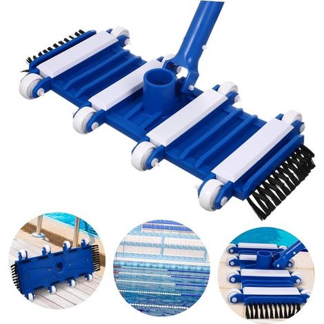 Brosse de nettoyage de piscine,nettoyeur de piscine manuel,accessoires de nettoyage,accessoire de piscine,aspirateur de piscine (1/5)
