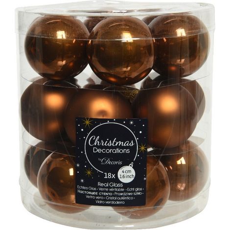 Mini boules de verre à suspendre. Lot de 18