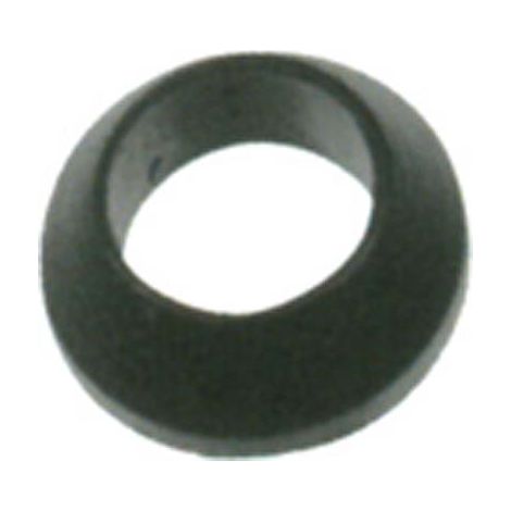 GUARNIZIONE CONICA X CANOTTO - GOMMA NERA MM 32 11/4 CF=PZ 100- 1 confezioni