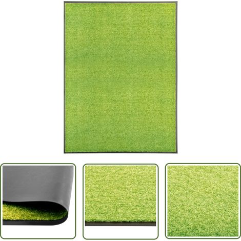 Paillasson lavable Vert 90x120 cm DEC023191 (1/5)