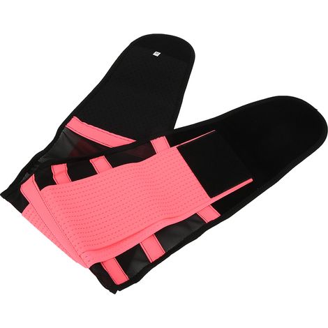 Ceinture d'exercice de soutien en maille respirante, Fitness, entraînement de la taille, pour hommes et femmes, rose (1/5)