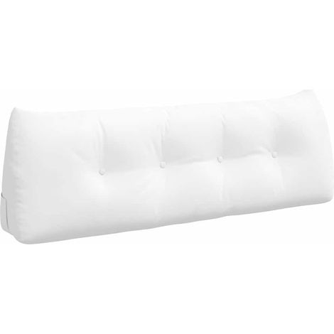 Coussin de Dos Blanc 140 x 24 x 50 cm tissu vidaXL (1/5)