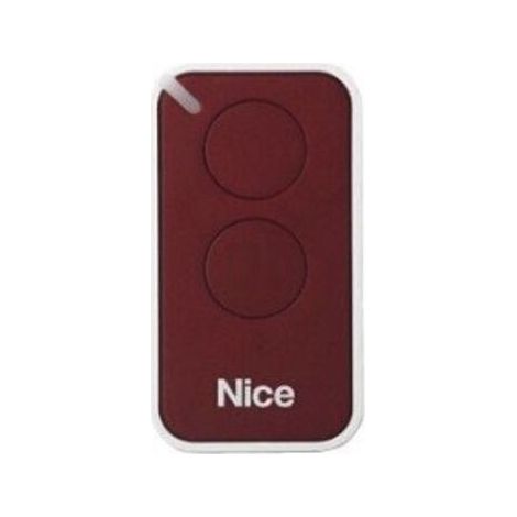 Télécommande pour moteurs – Programmable par auto-apprentissage – Fréquence 433,92 MHz – 2 boutons rouges ergonomiques – ERA-INTI2R (1/3)