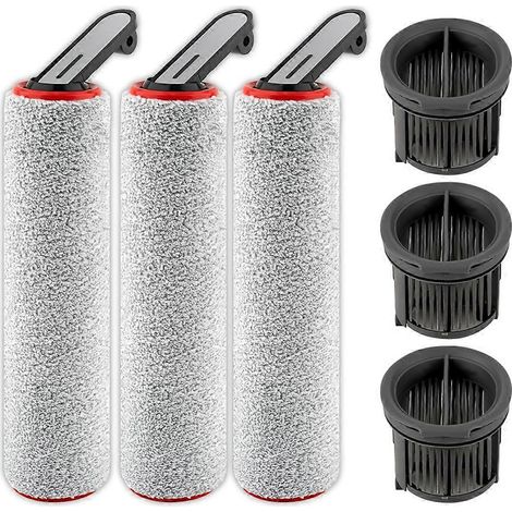 Rotierende Bürsten und Ersatz-HEPA-Filter, kompatibel mit dem kabellosen Nass- und Trockensauger H14 Pro (1/5)