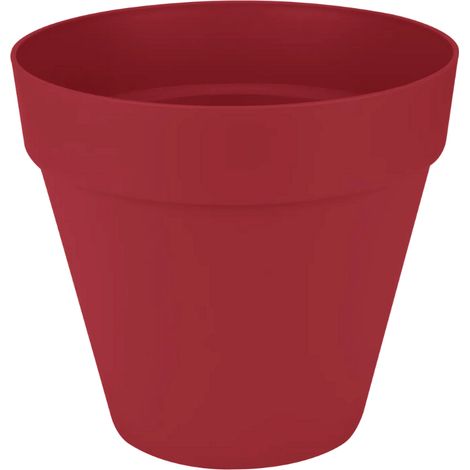 Elho Loft Urban Round 25 Rosso teatro Vaso Rotondo (1/4)