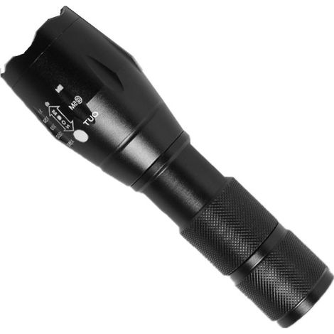 Lampe de poche multifonctionnelle étanche, rechargeable par USB, adaptée aux urgences de camping et de randonnée (1/5)
