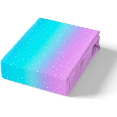 Housse de Couette - Arc-en-Ciel - 200x200cm - Microfibre - Impression 3D - Enfant (1/4)