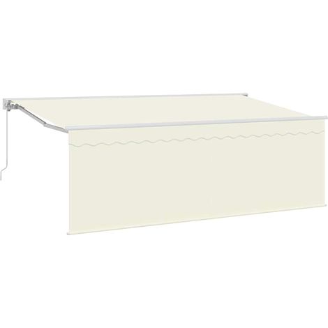 Maison Exclusive - Tenda Retrattile Crema 400 x 200 cm Poliestere e Alluminio