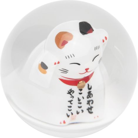 Universeller Schaltknauf aus Acryl „Lucky Cat“ für den Fahrzeuginnenraum mit 3 Adaptern (1/5)