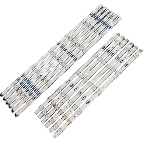 Striscia LED, 11 LED, alimentazione 3V, lunghezza 1130mm, materiale in rame, compatibile con modelli selezionati (1/5)