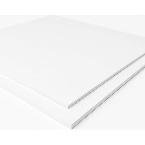 1 Panneau PVC Rigide Blanc 70x60 Cm Épaisseur 1 Mm Pour Signalétique Et Décoration (1/5)